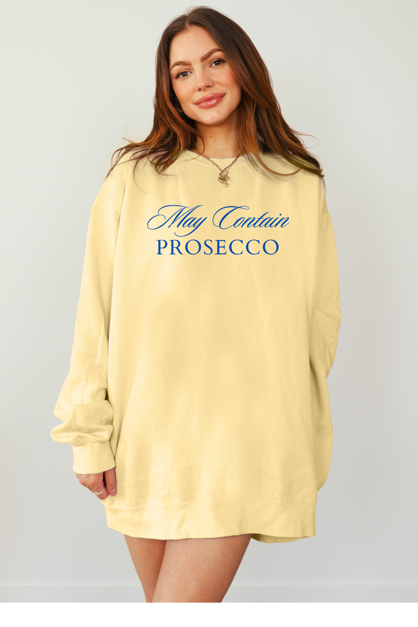 May Contain Prosecco- Limited Edition Summer Crew Necks